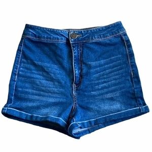 Boom‎ Boom Stretchy High Waisted Denim Shorts Sz. 7